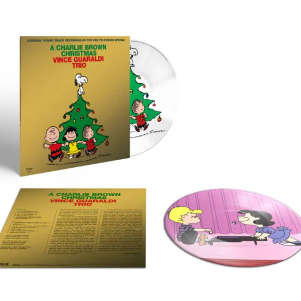 A Charlie Brown Christmas Picture Disc ~ Ltd Gold Foil Edition ~ New/Sealed!